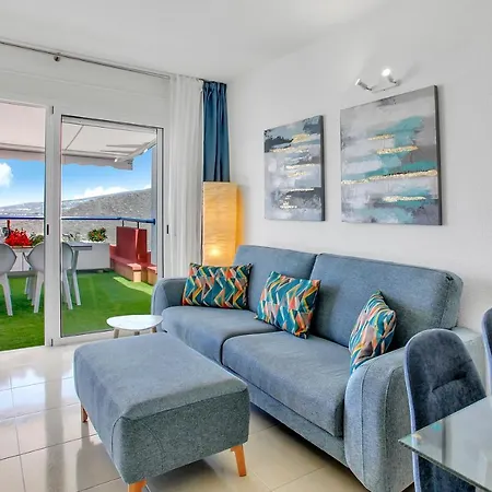Lägenhet Wonderful View, Huge Terrace Solarium, Private Parking Costa Adeje (Tenerife)